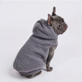 Pet Dog Hooded Sweater Autumn And Winter Style Large Dog Cashmere Hoodie Sleeveless