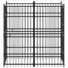 Outdoor Dog Kennel Steel 19.8 ft²