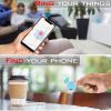 Bluetooth 4.0 Smart positioning anti-loss device Mobile pet wallet key chain smart finder-White